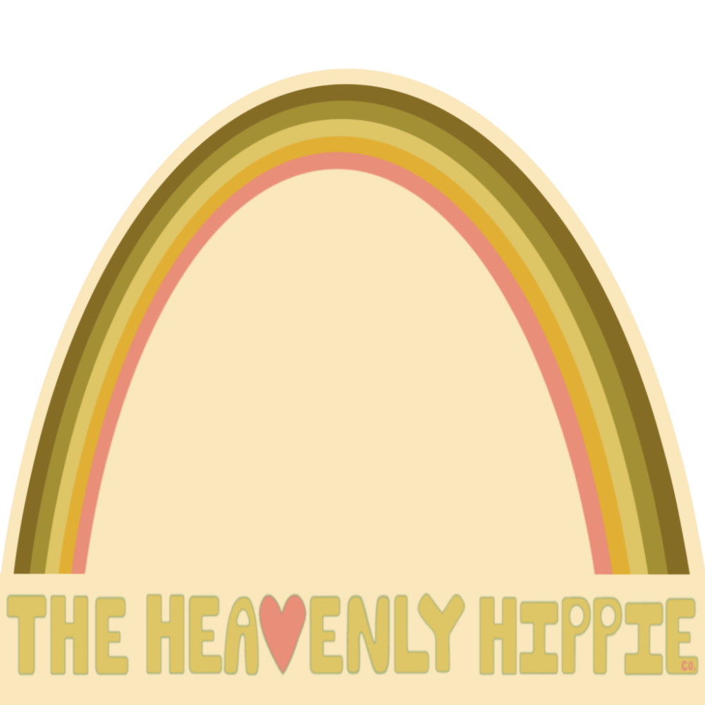 The Heavenly Hippie Rainbow Sticker