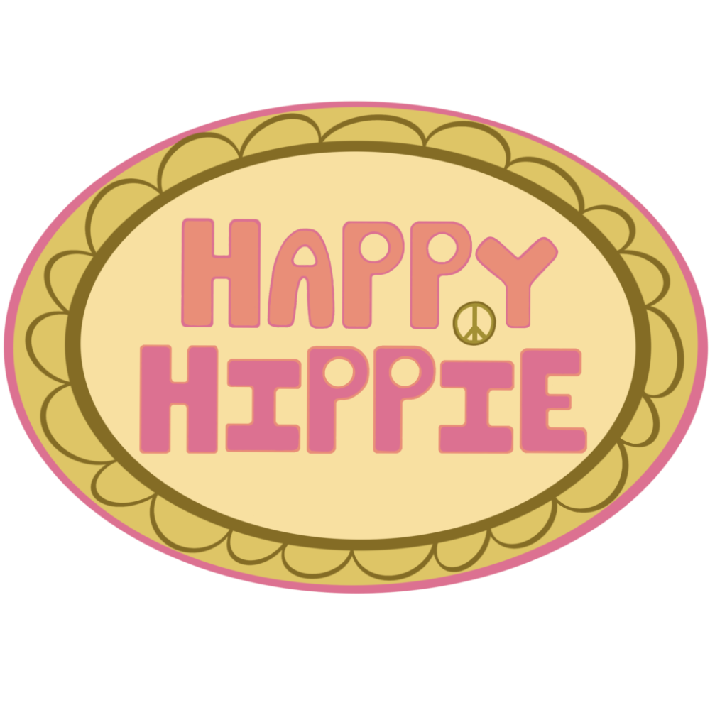 Happy Hippie Sticker
