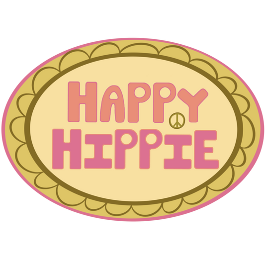 Happy Hippie Sticker