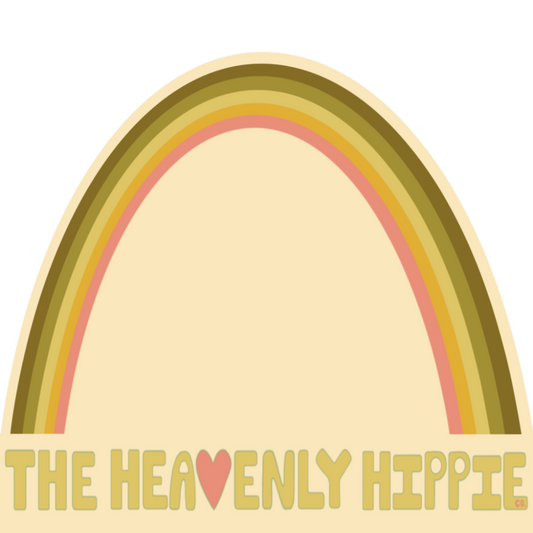 The Heavenly Hippie Rainbow Sticker